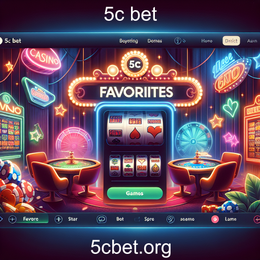 Descubra a Categoria 'Favoritos' do 5c Bet: Personalize Suas Apostas